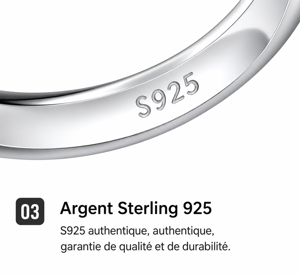 L’élégance ajustable en argent 925